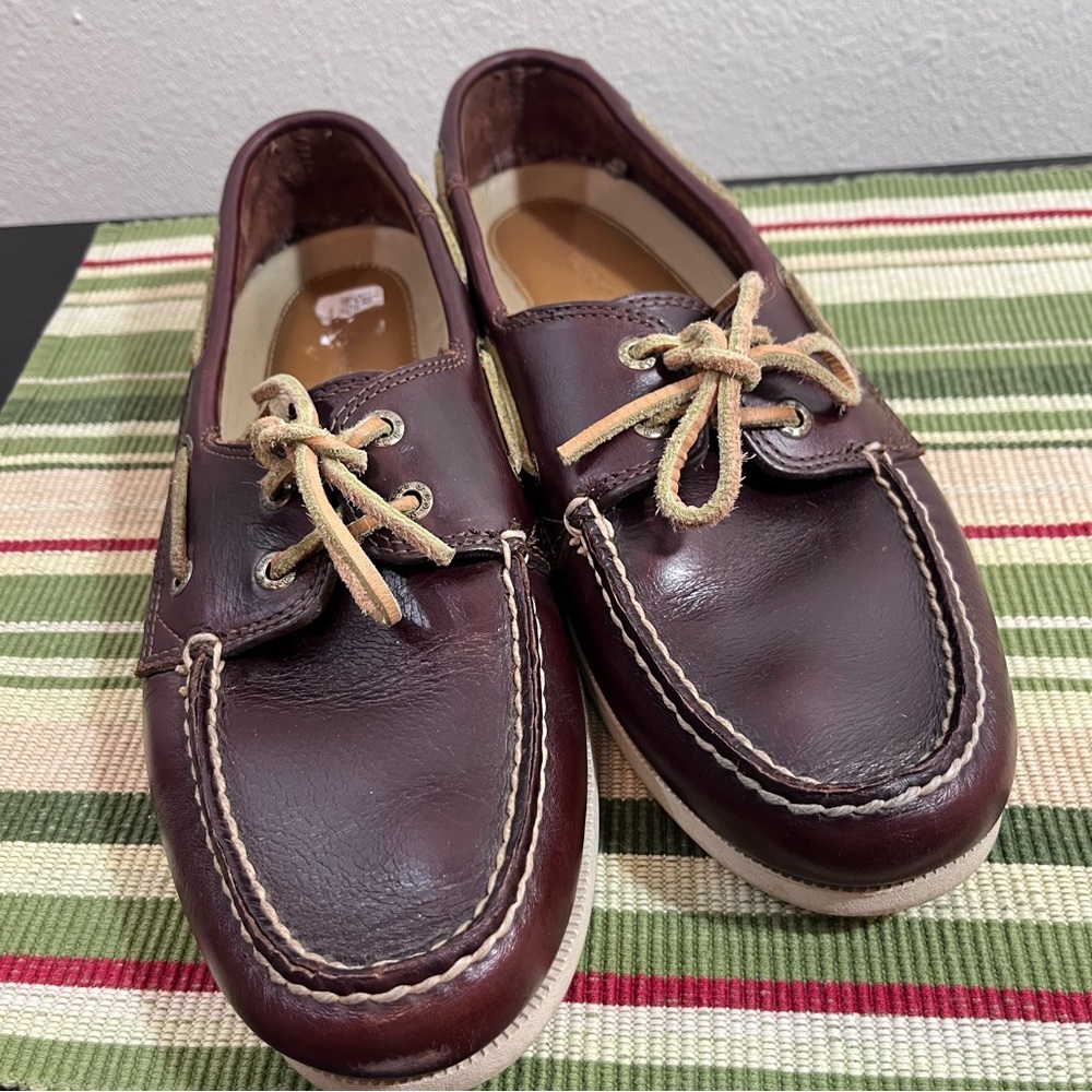 G.H. Bass & Co. Hampton Core 2 Leather Boat Shoes Men’s 9.5M Dark Brown dockside - Picture 6 of 10